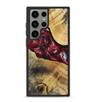 Galaxy S23 Ultra Wood+Resin Phone Case - Jan (Red, 721929)