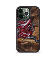 iPhone 13 Pro Wood+Resin Phone Case - Darryl (Red, 721931)