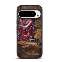 Pixel 9 Wood+Resin Phone Case - Darryl (Red, 721931)