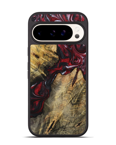 Pixel 9 Pro Wood+Resin Phone Case - Susan (Red, 721934)