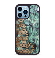 iPhone 14 Pro Max Wood+Resin Phone Case - Anthony (Pattern, 721937)