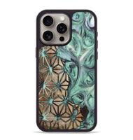 iPhone 15 Pro Max Wood+Resin Phone Case - Anthony (Pattern, 721937)