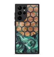 Galaxy S22 Ultra Wood+Resin Phone Case - Nathaniel (Pattern, 721938)