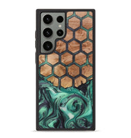 Galaxy S23 Ultra Wood+Resin Phone Case - Nathaniel (Pattern, 721938)