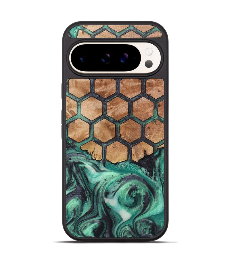 Pixel 9 Pro Wood+Resin Phone Case - Nathaniel (Pattern, 721938)