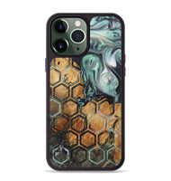 iPhone 13 Pro Max Wood+Resin Phone Case - Freddie (Pattern, 721939)