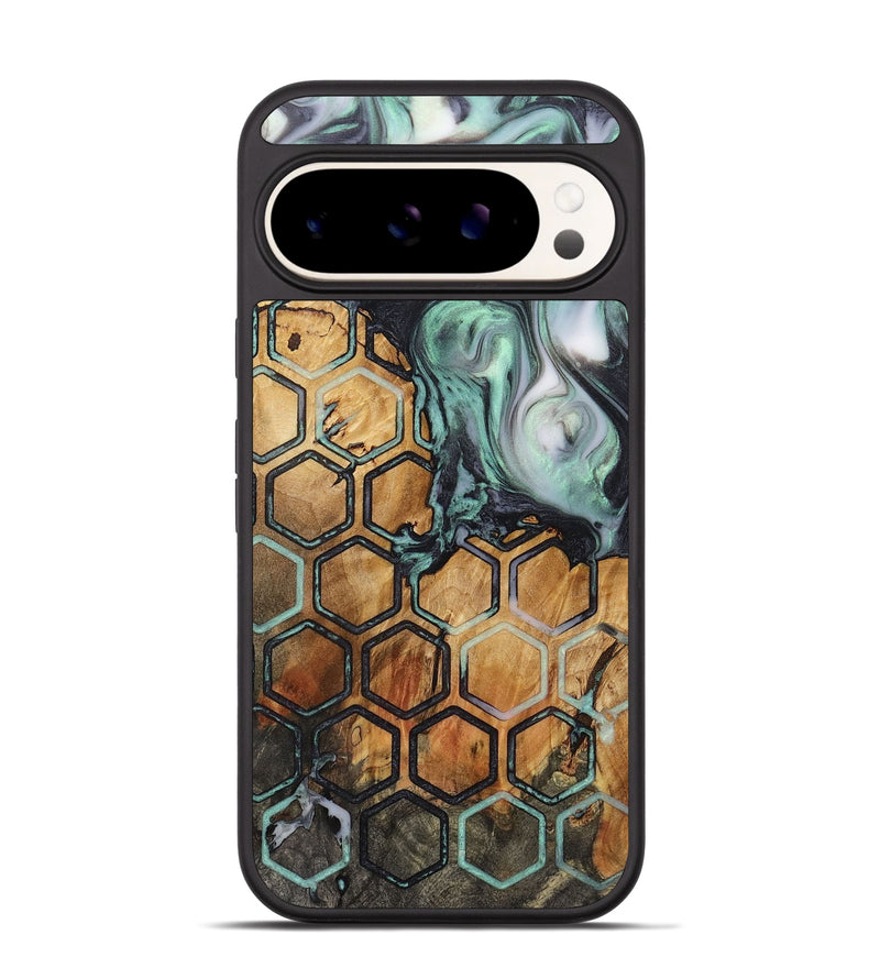 Pixel 9 Pro Wood+Resin Phone Case - Freddie (Pattern, 721939)