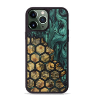 iPhone 13 Pro Max Wood+Resin Phone Case - Paris (Pattern, 721940)