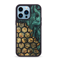 iPhone 14 Pro Max Wood+Resin Phone Case - Paris (Pattern, 721940)