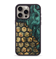 iPhone 15 Pro Max Wood+Resin Phone Case - Paris (Pattern, 721940)