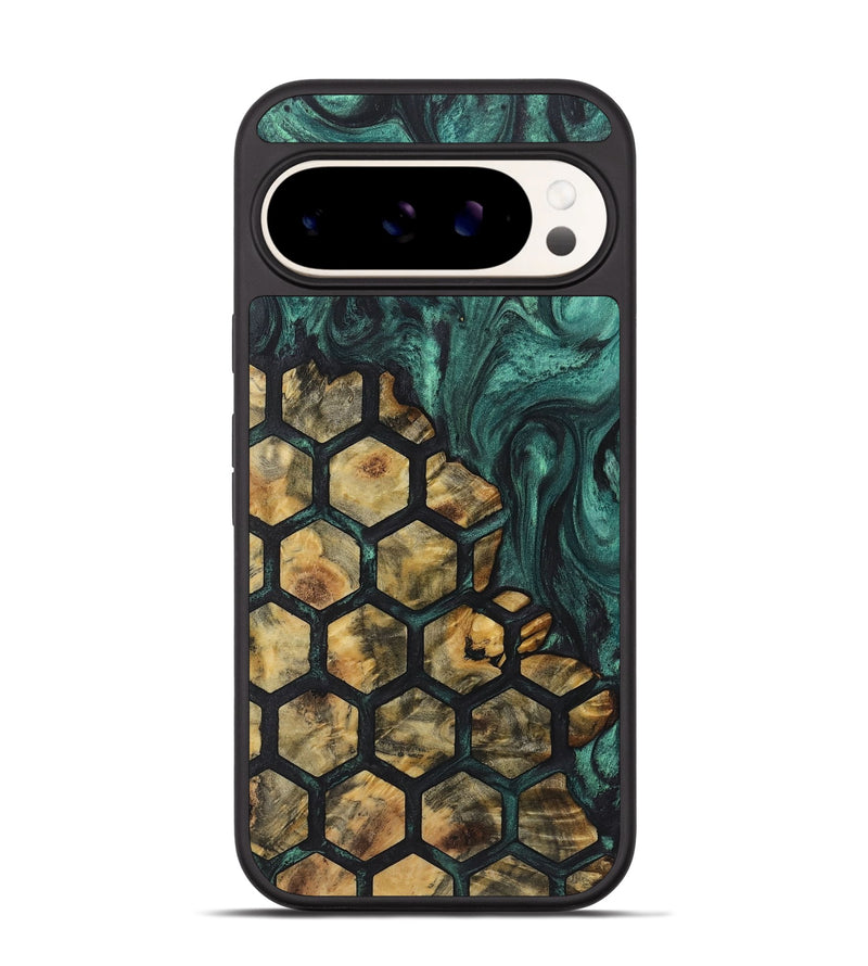 Pixel 9 Pro Wood+Resin Phone Case - Paris (Pattern, 721940)