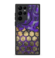 Galaxy S22 Ultra Wood+Resin Phone Case - Talia (Pattern, 721941)