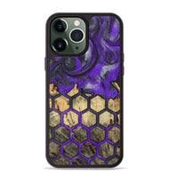 iPhone 13 Pro Max Wood+Resin Phone Case - Talia (Pattern, 721941)