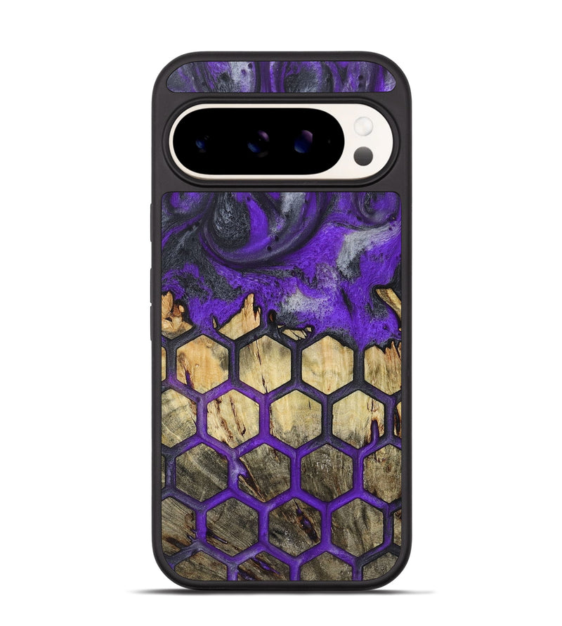 Pixel 9 Pro Wood+Resin Phone Case - Talia (Pattern, 721941)