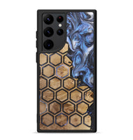 Galaxy S22 Ultra Wood+Resin Phone Case - Caiden (Pattern, 721942)