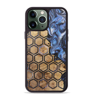 iPhone 13 Pro Max Wood+Resin Phone Case - Caiden (Pattern, 721942)