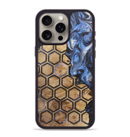 iPhone 15 Pro Max Wood+Resin Phone Case - Caiden (Pattern, 721942)