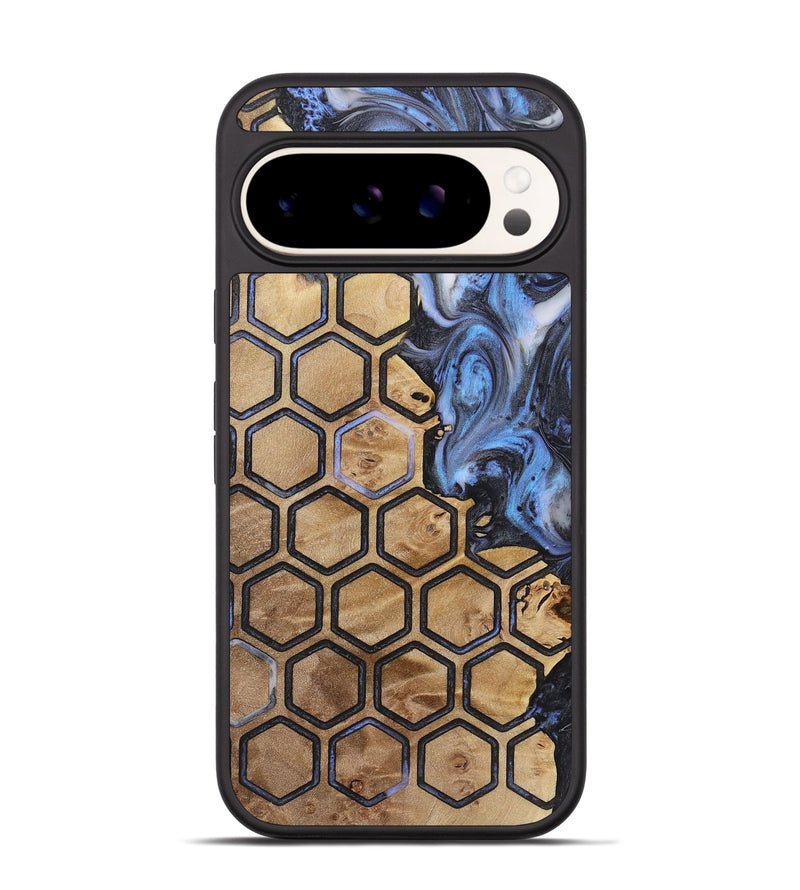 Pixel 9 Wood+Resin Phone Case - Caiden (Pattern, 721942)