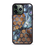 iPhone 13 Pro Max Wood+Resin Phone Case - Marlon (Pattern, 721943)