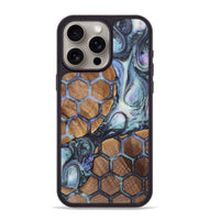 iPhone 15 Pro Max Wood+Resin Phone Case - Marlon (Pattern, 721943)