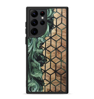 Galaxy S22 Ultra Wood+Resin Phone Case - Miranda (Pattern, 721944)