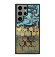 Galaxy S23 Ultra Wood+Resin Phone Case - Estelle (Pattern, 721945)