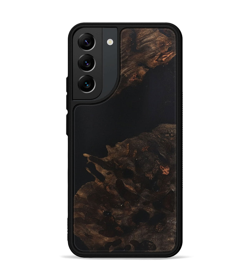 Galaxy S22 Plus Wood+Resin Phone Case - Cory (Pure Black, 721976)