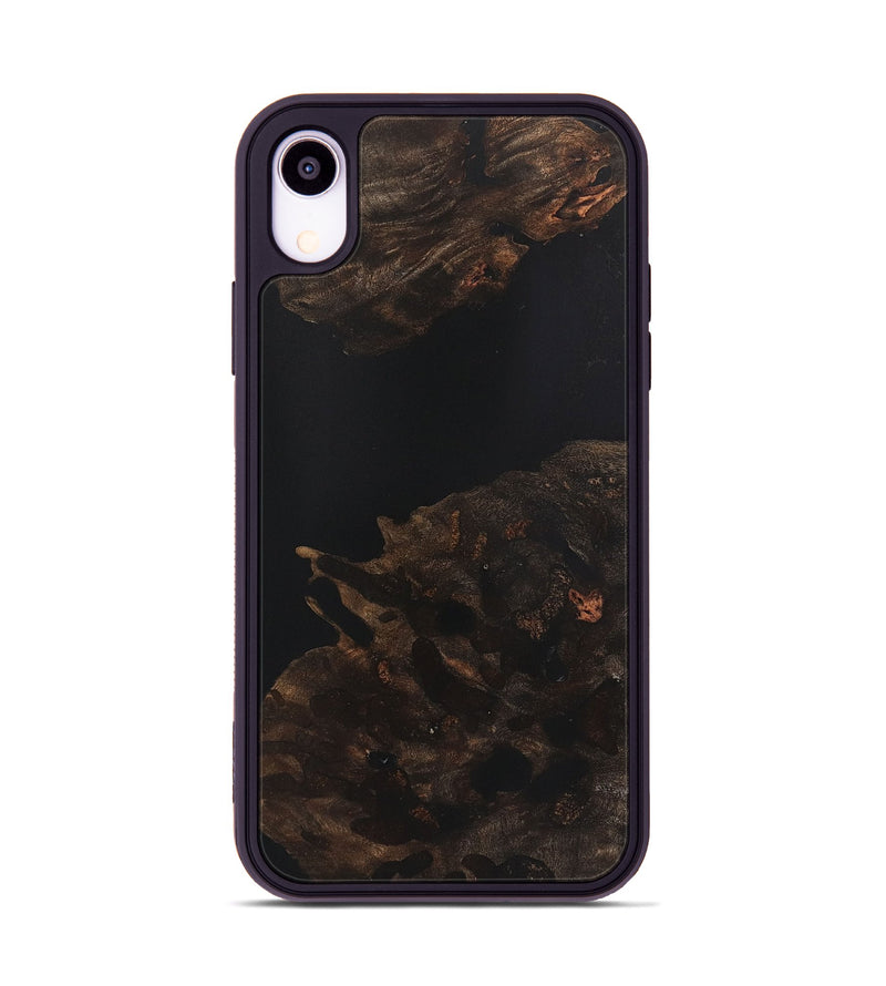 iPhone Xr Wood+Resin Phone Case - Cory (Pure Black, 721976)