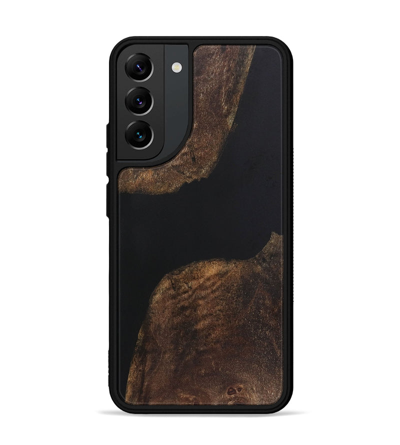 Galaxy S22 Plus Wood+Resin Phone Case - Tierra (Pure Black, 721978)