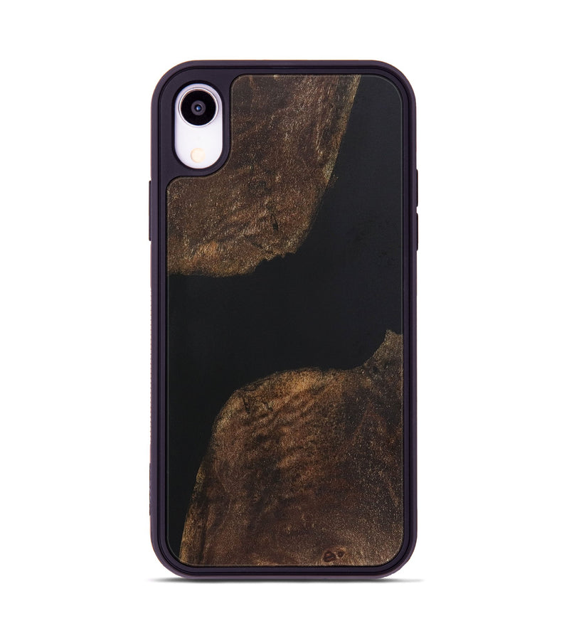 iPhone Xr Wood+Resin Phone Case - Tierra (Pure Black, 721978)