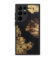 Galaxy S22 Ultra Wood+Resin Phone Case - Madeline (Pure Black, 721979)