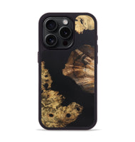 iPhone 15 Pro Wood+Resin Phone Case - Madeline (Pure Black, 721979)