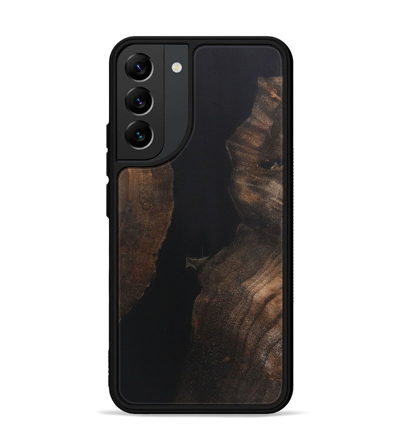 Galaxy S22 Plus Wood+Resin Phone Case - Catherine (Pure Black, 721980)