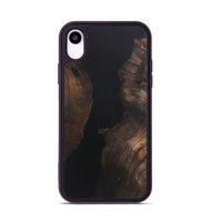 iPhone Xr Wood+Resin Phone Case - Catherine (Pure Black, 721980)