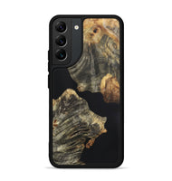 Galaxy S22 Plus Wood+Resin Phone Case - Camron (Pure Black, 721981)