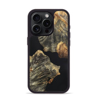 iPhone 15 Pro Wood+Resin Phone Case - Camron (Pure Black, 721981)