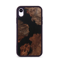 iPhone Xr Wood+Resin Phone Case - Luis (Pure Black, 721982)