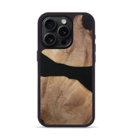 iPhone 15 Pro Wood+Resin Phone Case - Yaretzi (Pure Black, 721983)