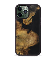 iPhone 13 Pro Max Wood+Resin Phone Case - Horace (Pure Black, 721984)