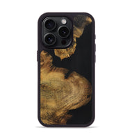 iPhone 15 Pro Wood+Resin Phone Case - Horace (Pure Black, 721984)