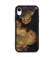 iPhone Xr Wood+Resin Phone Case - Horace (Pure Black, 721984)