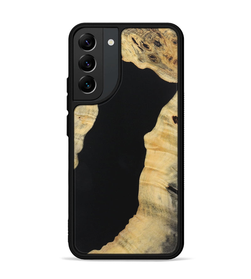 Galaxy S22 Plus Wood+Resin Phone Case - Fern (Pure Black, 721985)