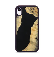 iPhone Xr Wood+Resin Phone Case - Fern (Pure Black, 721985)