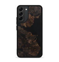 Galaxy S22 Plus Wood+Resin Phone Case - Mikaela (Pure Black, 721986)