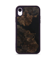 iPhone Xr Wood+Resin Phone Case - Mikaela (Pure Black, 721986)