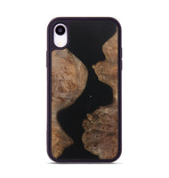 iPhone Xr Wood+Resin Phone Case - Amy (Pure Black, 721988)