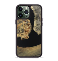 iPhone 13 Pro Max Wood+Resin Phone Case - Shannon (Pure Black, 721989)