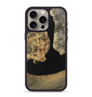 iPhone 15 Pro Max Wood+Resin Phone Case - Shannon (Pure Black, 721989)