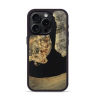 iPhone 15 Pro Wood+Resin Phone Case - Shannon (Pure Black, 721989)