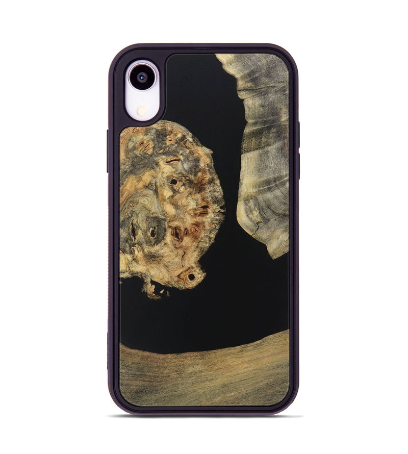 iPhone Xr Wood+Resin Phone Case - Shannon (Pure Black, 721989)